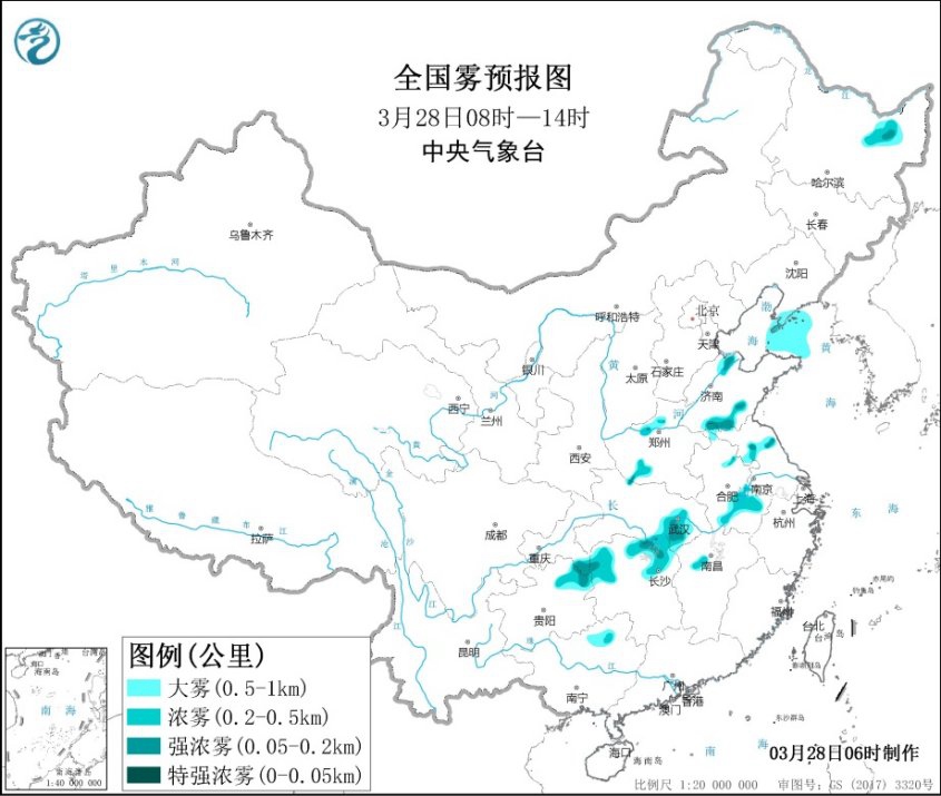 03月28日:未来三天全国天气预报