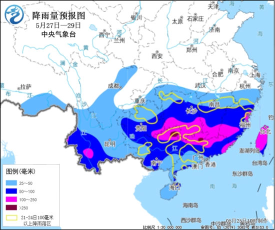 下周南方将迎今年来最强降雨过程，江南华南暴雨灾害风险高！